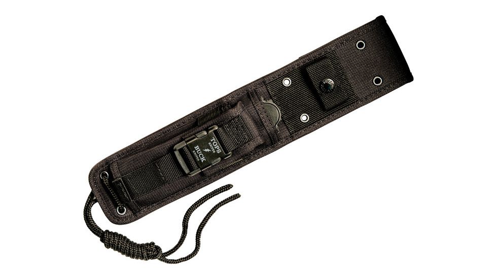 Buck Knives TOPS/Buck Short Nighthawk  Heavy Duty Polyester, MOLLE Compatible, Black 0655-15-BK1