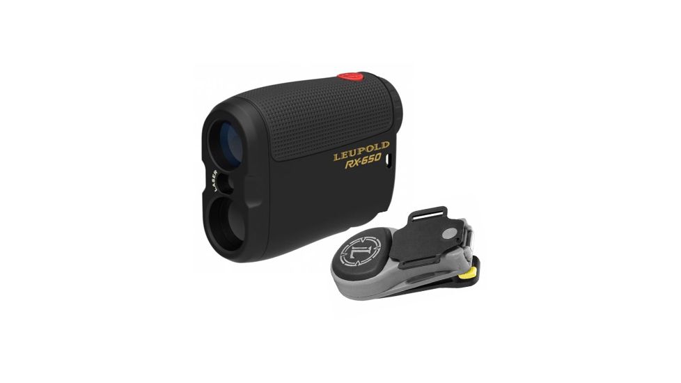 Leupold RX-650 Laser Rangefinder,Black 120464 w/ QuickDraw Holster Tether System 120464-KIT1