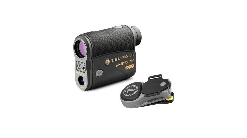Leupold RX-1200i TBR/W with DNA Laser Rangefinder Black/Gray OLED Selectable 170638 w/ QuickDraw Holster Tether System 170638-KIT1
