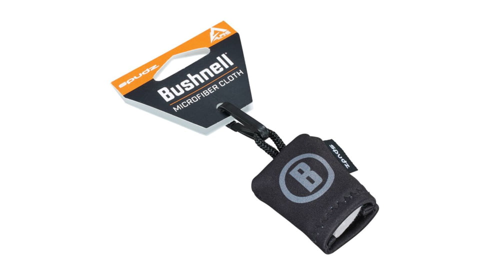 Bushnell Spudz Cleaning Cloth Micro Fiber w/ Clip, Hang Tag