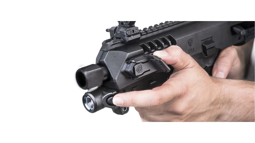 CAA Integral Front 500 Lumen Flashlight, Micro Conversion Kit, 1 x CR123 Lithium Battery, Black MCKFL, EDEMO9