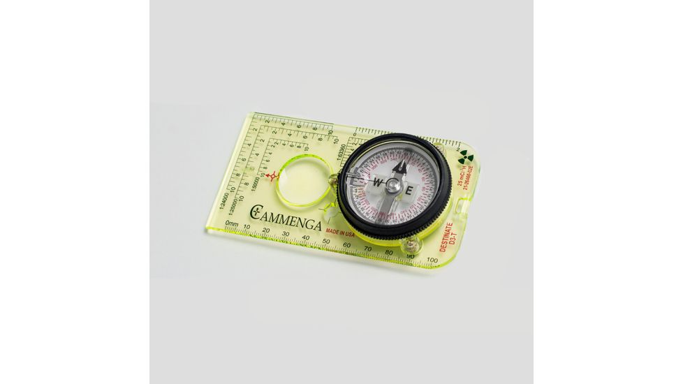 Cammenga Destinate Tritium Protractor Compass - Southern Hemisphere, Box, Green, NSN 6605-01-625-2819, D3-TSH