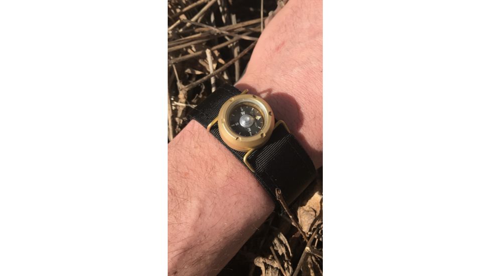 Cammenga Detacheable Watch Compass, Nylon Strap, WC10