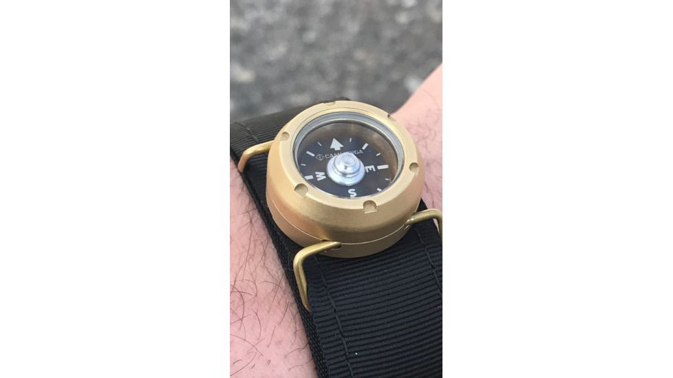 Cammenga Detacheable Watch Compass, Nylon Strap, WC10