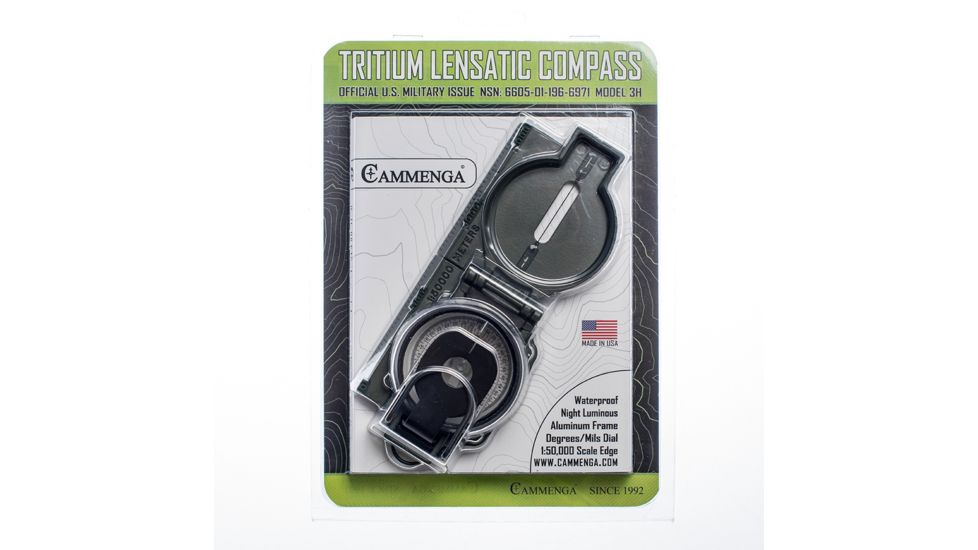 Cammenga Tritium Compass 3H - Southern Hemisphere, Box, Black, B3HSH