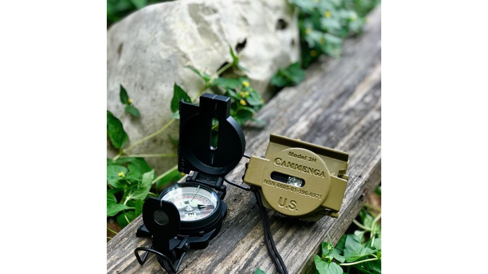 Cammenga Tritium Compass 3H - Southern Hemisphere, Clam Shell, Olive Drab, 3HSHCS