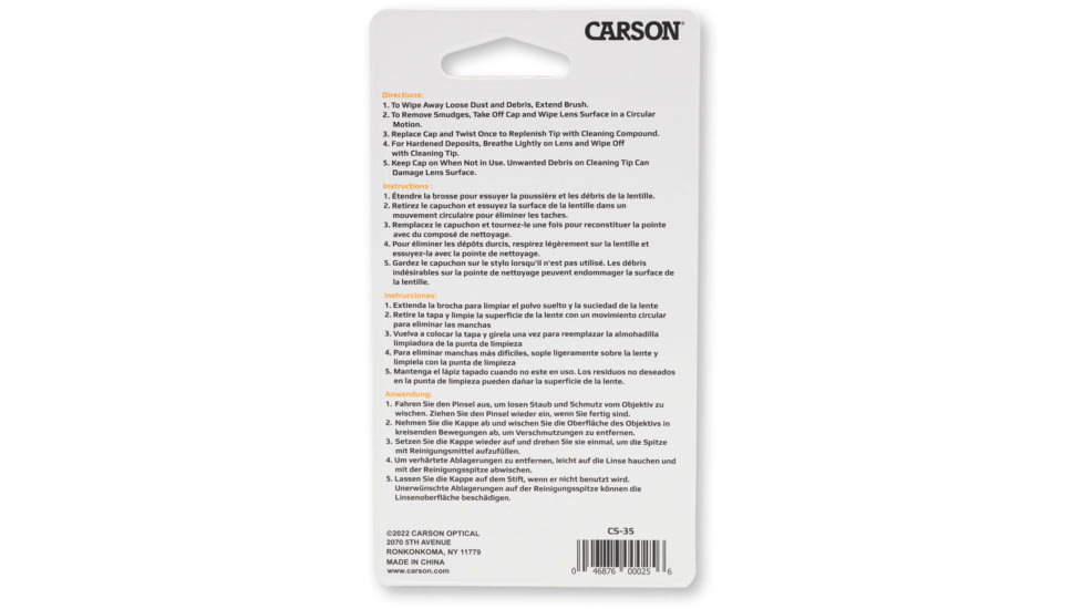 Carson Optical C6 Compact Lens Cleaner COCS35