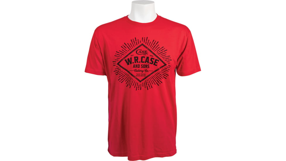 Case W.R. Case Red T-Shirt - Men's, Extra Large, Red, 52571