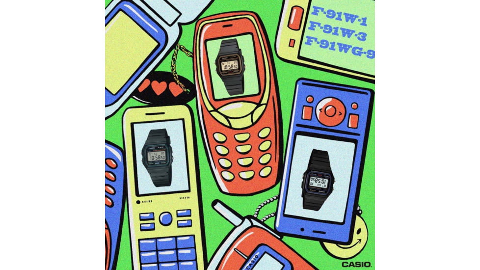 Casio F91w-1 Led Digital Watch - F91W-1