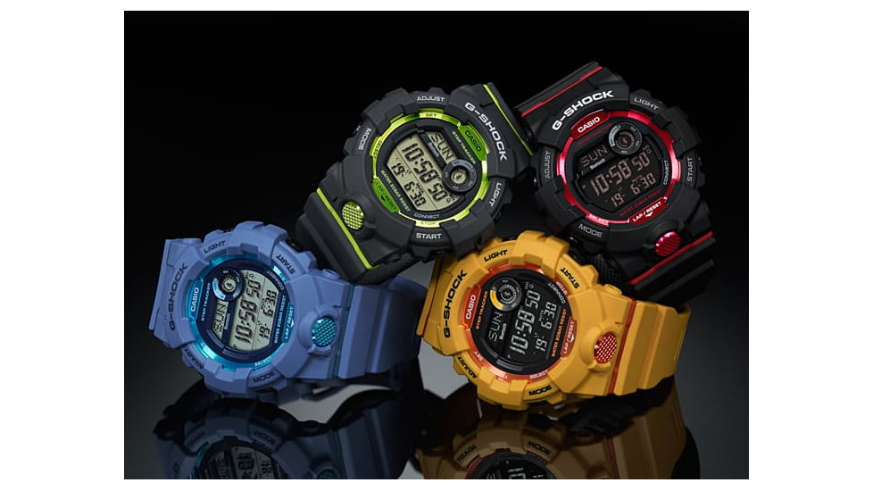 Casio G-Shock Digital Watch - Mens, Black/Red, GBD800-1