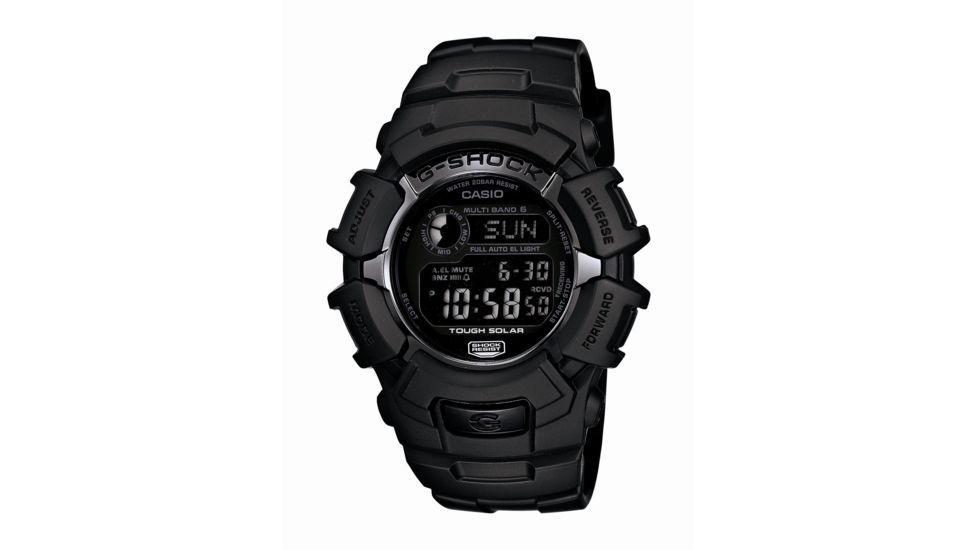 Casio Tactical G Shock Solar Atomic Watch, Black, small GW2310FB-1CR