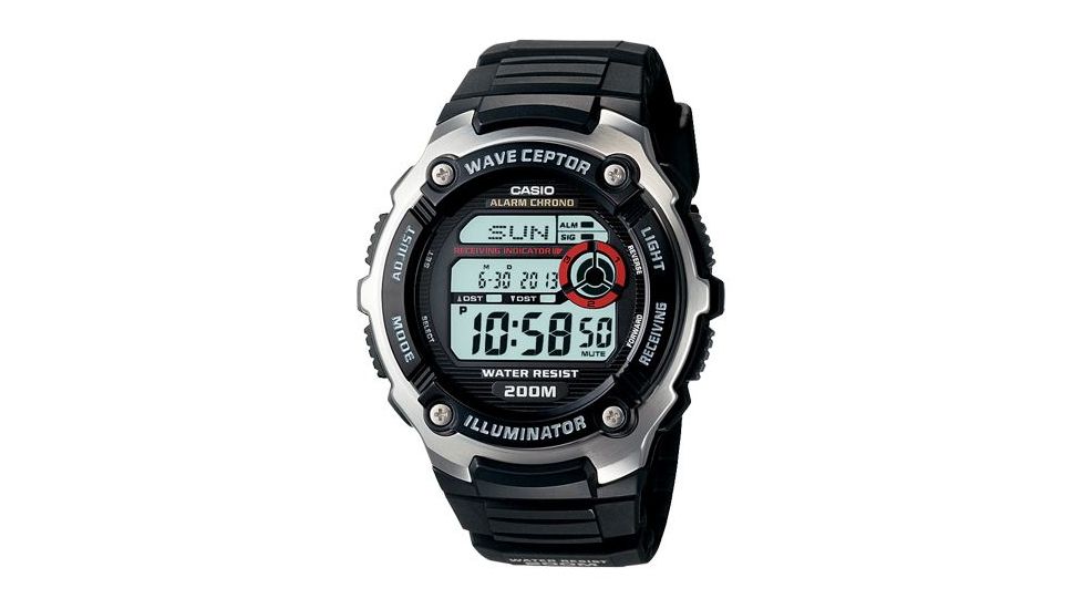 Casio Outdoor ATOMIC TIME DIGITAL, Black WV200A-1AV