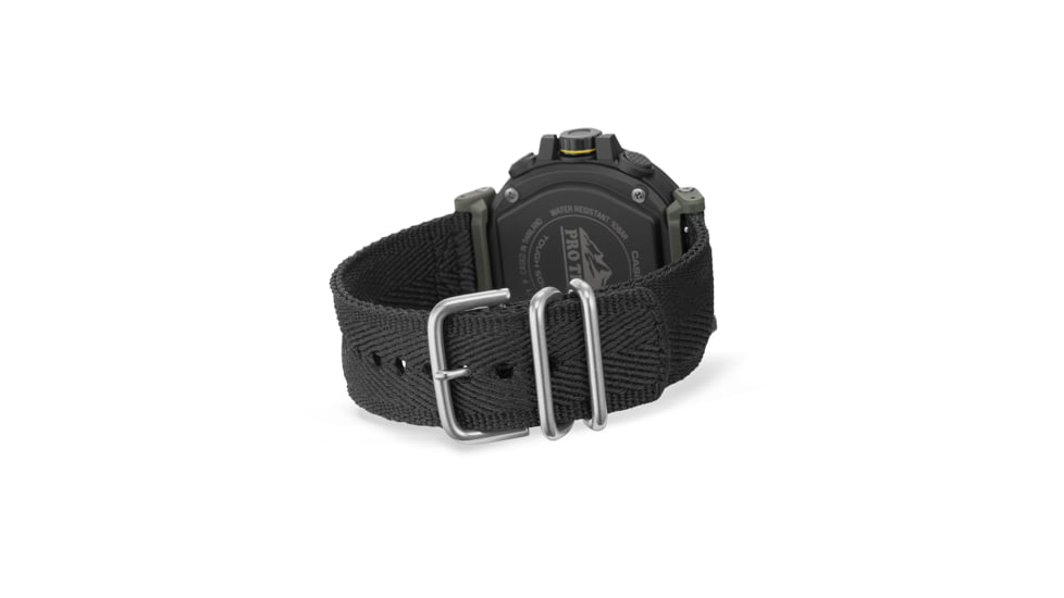 Casio PRO TREK Tough Solar Triple Sensor Watch - Mens, Green, PRG601YB-3