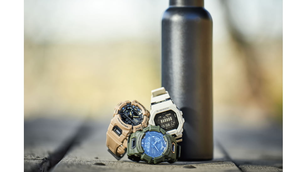 Casio Tactical G-Shock Move Analog-Digital Step-Tracker Watch, Green, One Size, GBA900UU-3A