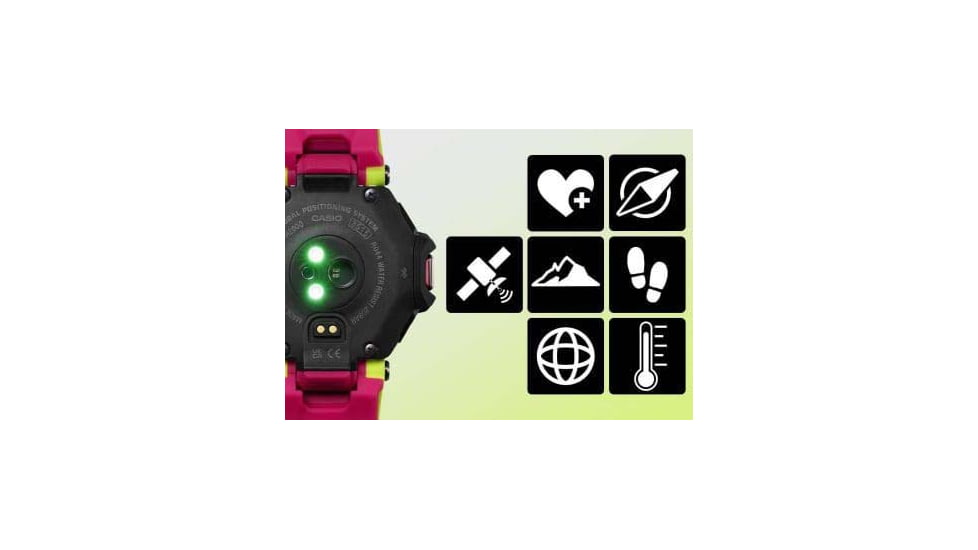 Casio Tactical/vlc Distribution GBDH20001A9 Casio Tactical Tactical Black/Yellow Biomass Plast