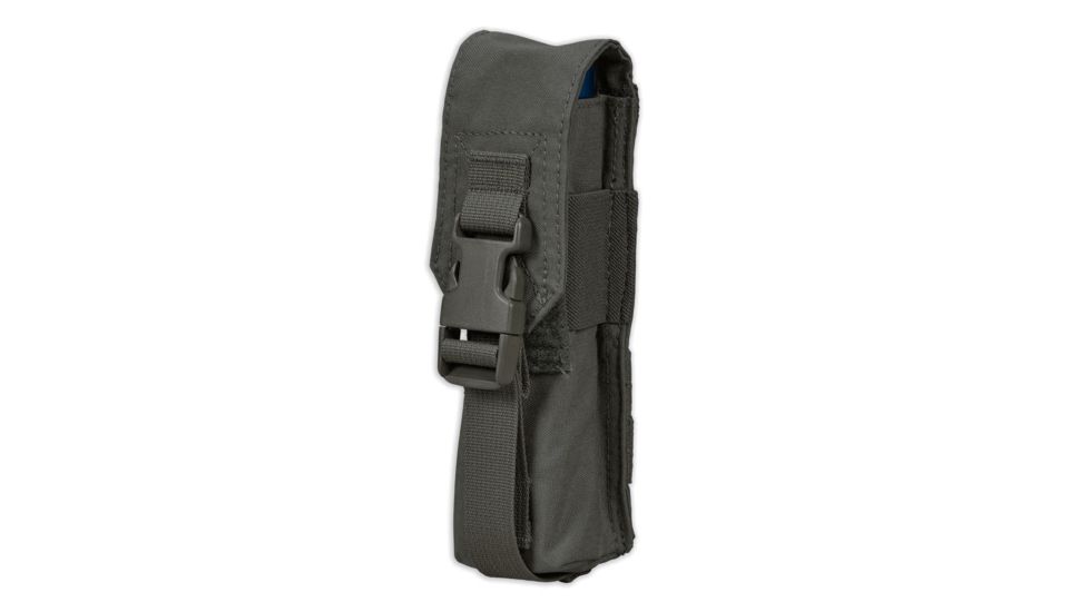 Chase Tactical Flashlight/Suppressor Pouch, Black, Large, NSN NONE, CT-30FLP2-BK