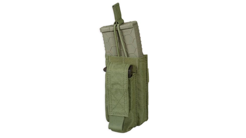 Chase Tactical Single Kangaroo Mag Pouch, 5.56/Pistol, Ranger Green, One Size, NSN NONE, CT-20K5PMP1-RG