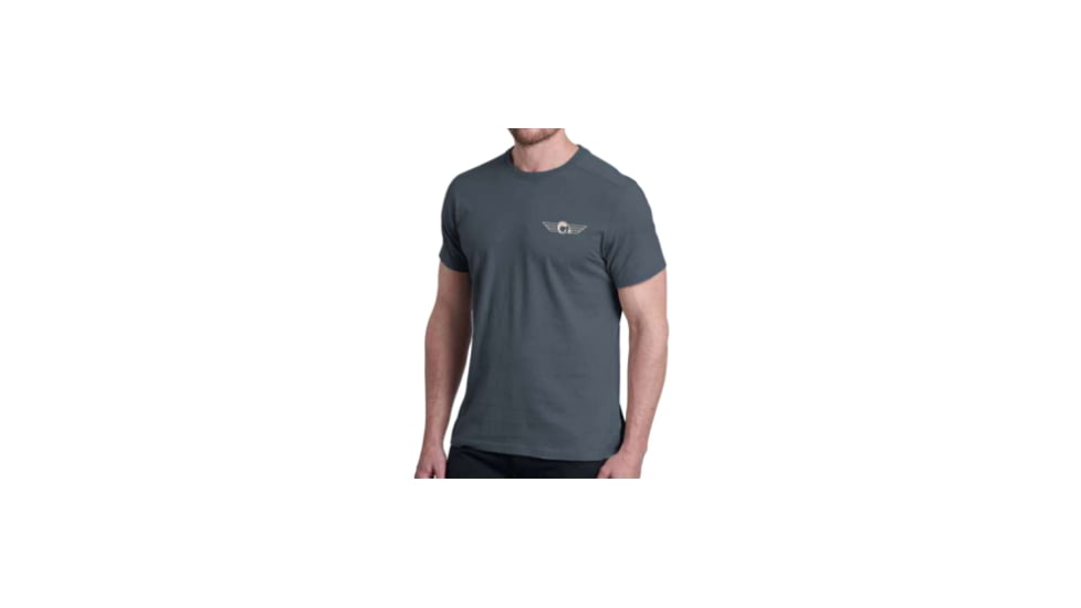 Christensen Arms Camo Mountain SS Tee - Mens, Gunmetal/Alpine, S, 730-CA068-40-00-109-02