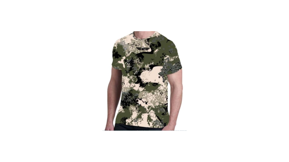 Christensen Arms Ram Logo Camo Performance SS Tee - Mens, Timber, 4X, 730-CA097-100-00-302-08