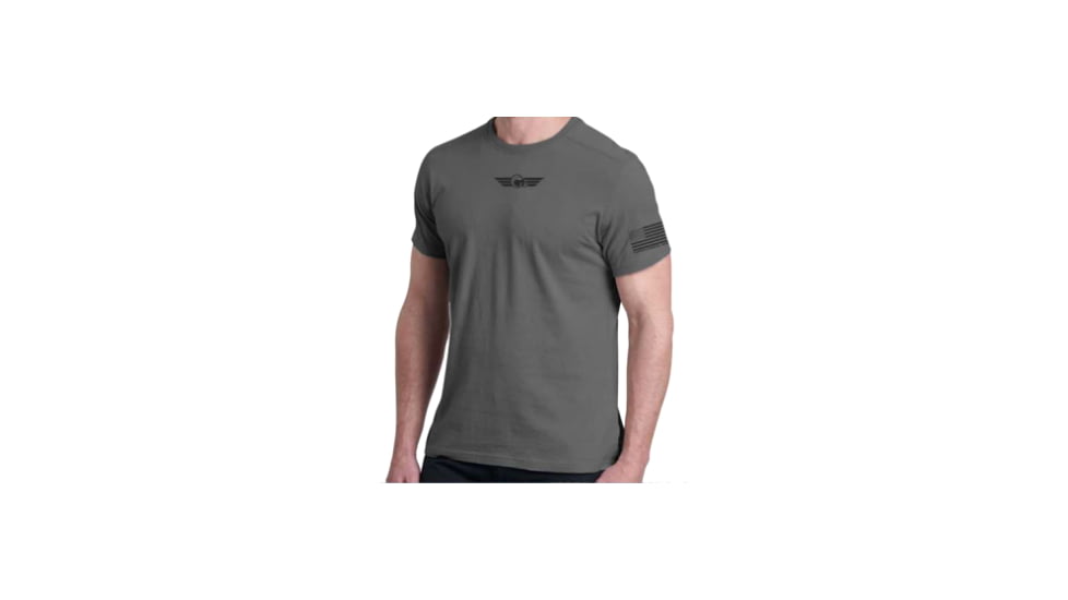Christensen Arms Ram Logo Performance SS Tee - Mens, Carbon, 4X, 730-CA096-100-00-103-08