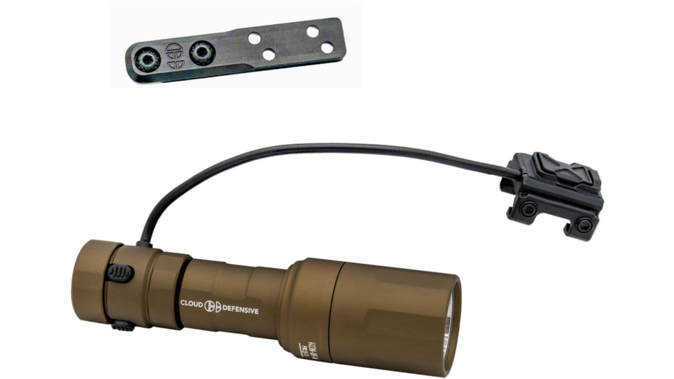 Cloud Defensive 3.0 High Output REIN Micro light, 95,000 Candela, Duel-Fuel, Inline MLOK mount, Flat Dark Earth, CD2311-C-FDE