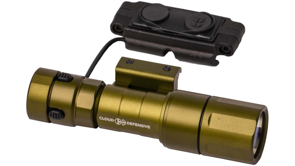 Cloud Defensive Rein 2.0 Rail-Mounted Environmental Illuminator, Micro, OD Green, REIN 2.0-M-CK-ODG