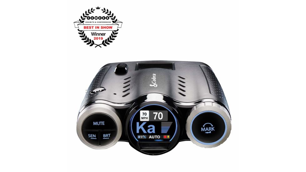 Cobra Road Scout 1080 HD Radar Detector &amp; Dash Camera, Black, 0181000-0