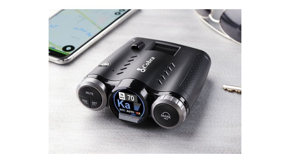 Cobra Road Scout 1080 HD Radar Detector &amp; Dash Camera, Black, 0181000-0