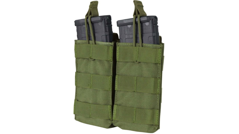 Condor Outdoor Double M4/M16 Open Top Mag Pouch, Olive Drab MA19-001