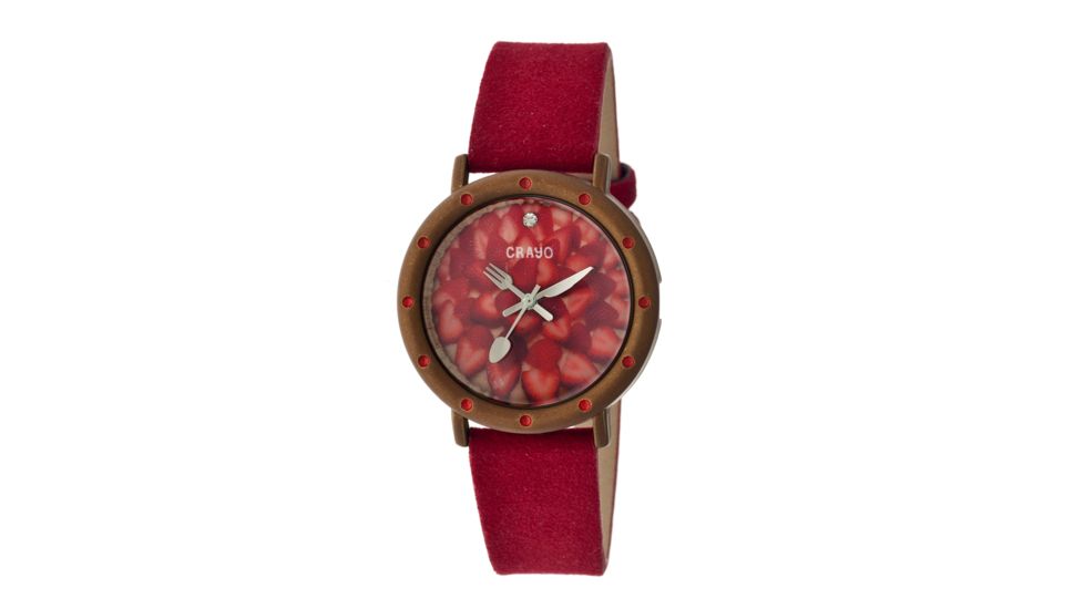 Crayo Cr2108 Slice Of Time Ladies Watch, Multicolor CRACR2108
