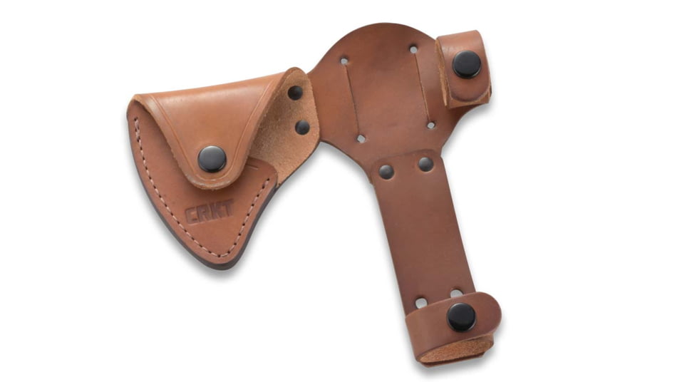 CRKT Chogan Woods T-Hawk Leather Axe Sheath, Brown, D2730
