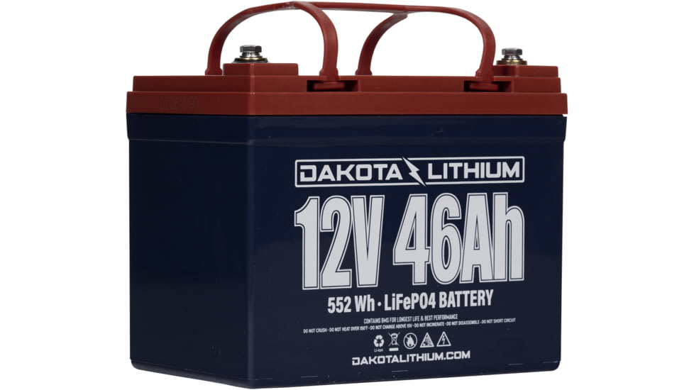 Dakota Lithium 12V 46Ah U1 Lifepo4 Battery, PID12V46AH