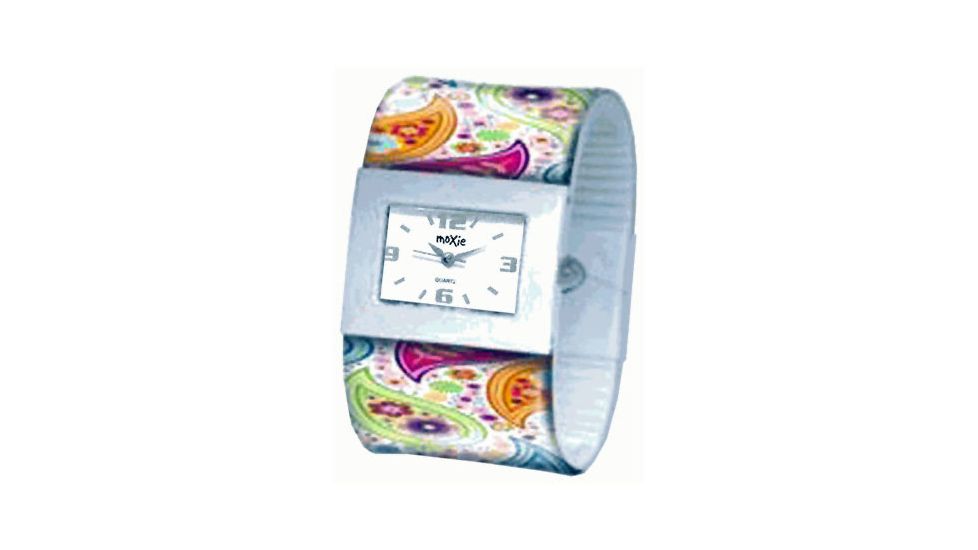 Dakota Watches Fashion Cuff, White Dial, Paisley Cuff 2943-1