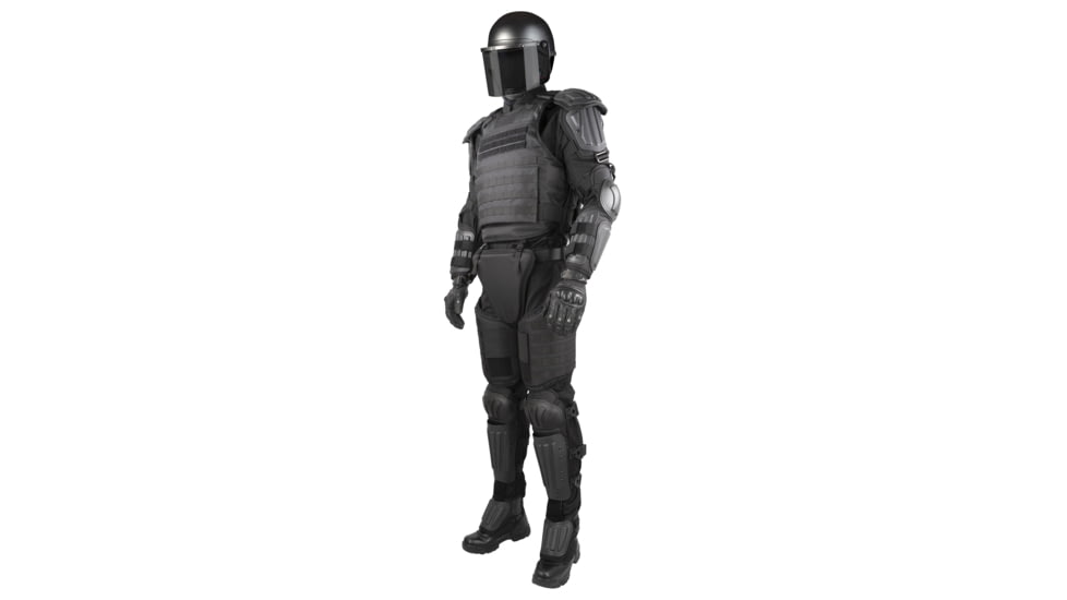 Damascus Protective Gear Phenom6 PX6 Tactical Riot Suit, Black, 2XL/3XL, PX6 -2XL/3XL