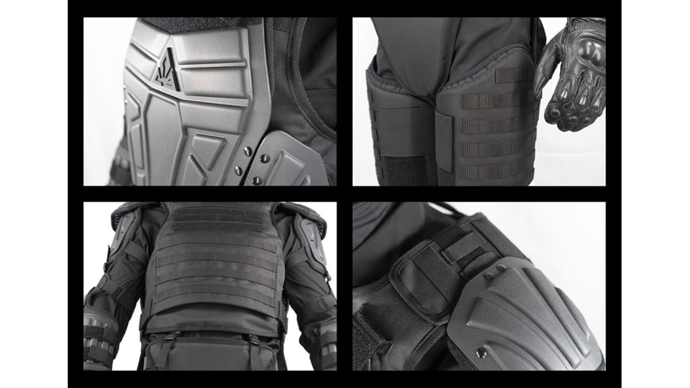 Damascus Protective Gear Phenom6 PX6 Tactical Riot Suit, Black, 2XL/3XL, PX6 -2XL/3XL