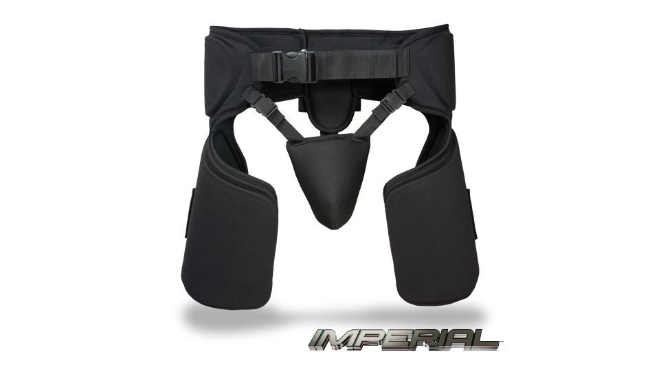 Damascus Protective Gear TG20 Imperial Thigh Groin Protector, Black, Black, 1 size TG20