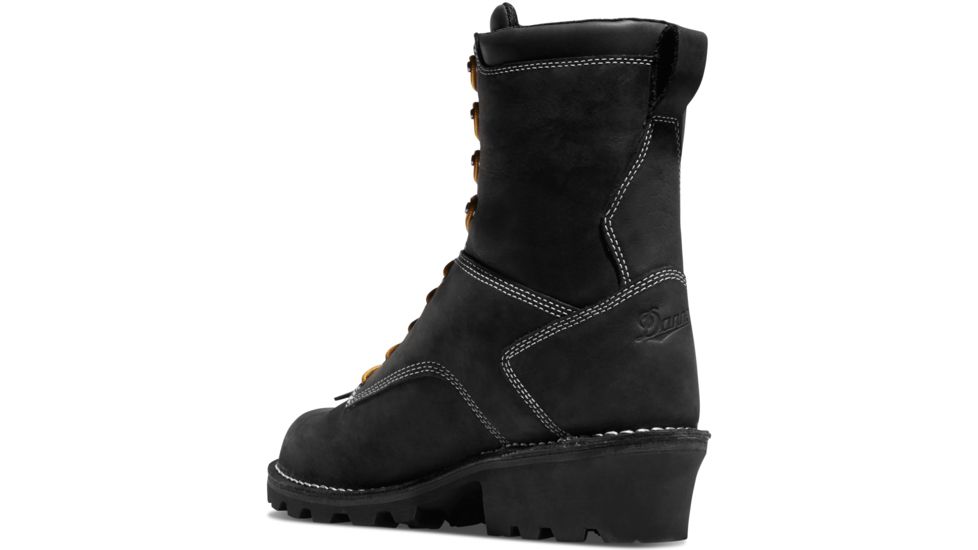 Danner Logger 8in Boots, Black, 8D, 15431-8D