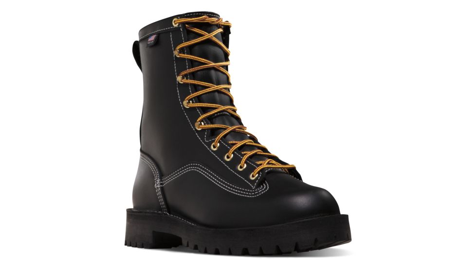 Danner Super Rain Forest 8in Boots, Black, 7.5D, 11500-7-5D