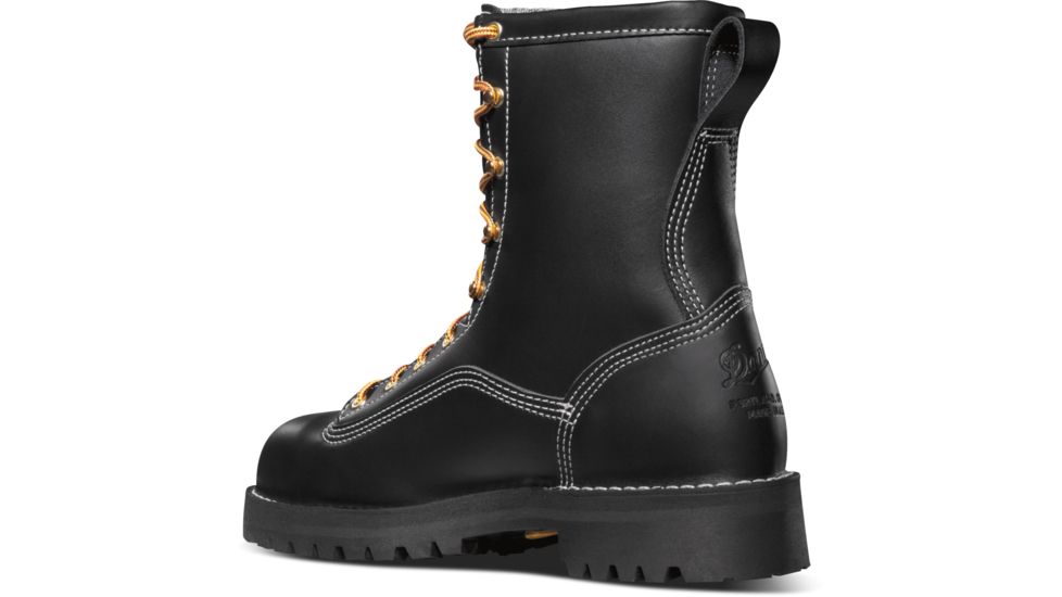 Danner Super Rain Forest 8in Non-Metallic Toe Boots, Black, 7EE, 11550-7EE