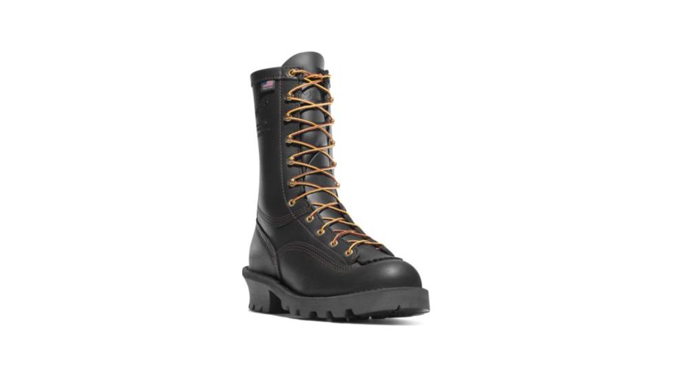 Danner Womens Flashpoint II 10in All Leather Boots, Black, 9W, 18102-9W