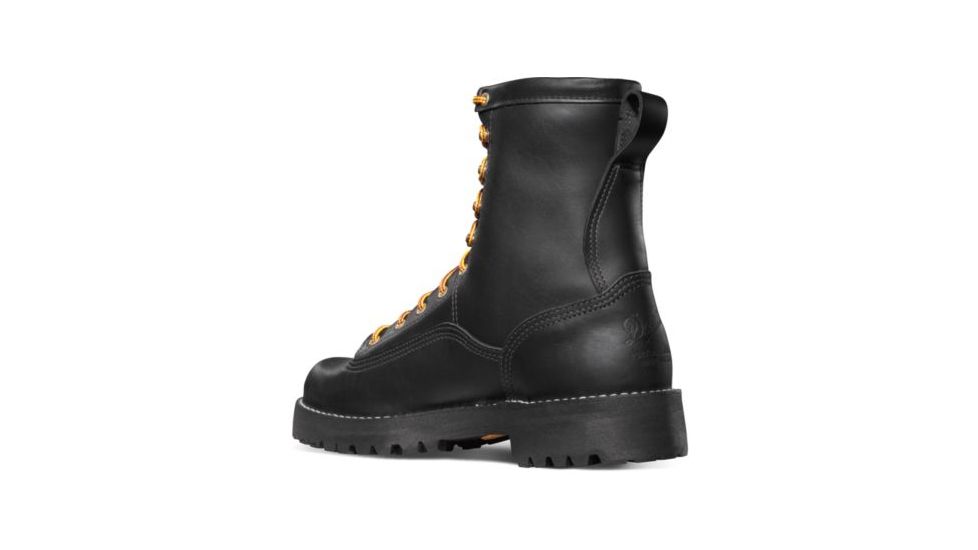 Danner Womens Rain Forest 8in Boots, Black, 5M, 14100-5M