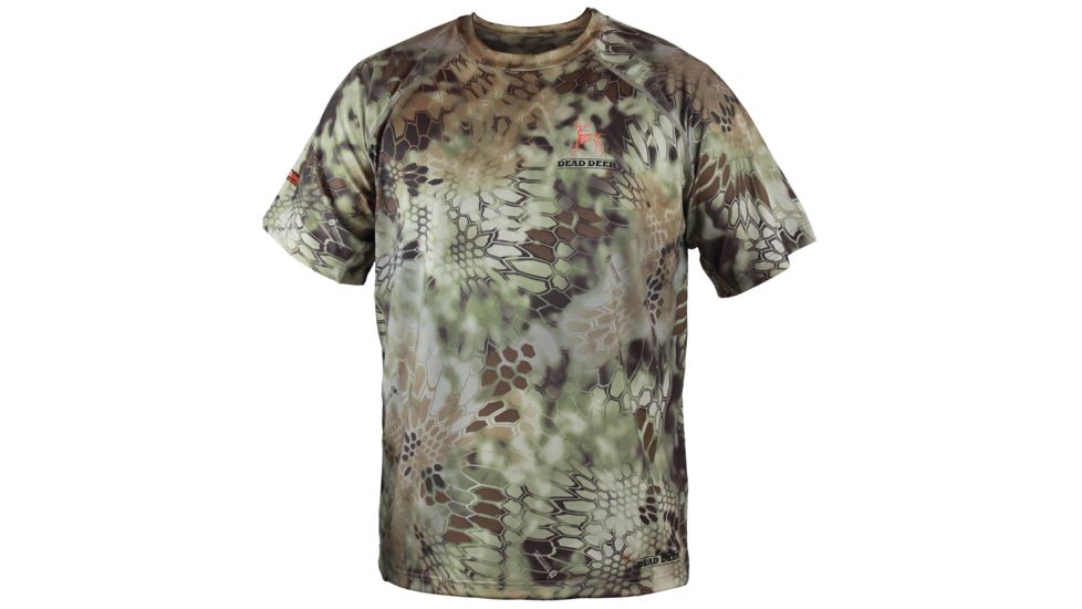 Dead Deer Mens Core Short Sleeve Crew,Highlander,Large DDAPSSTEEL