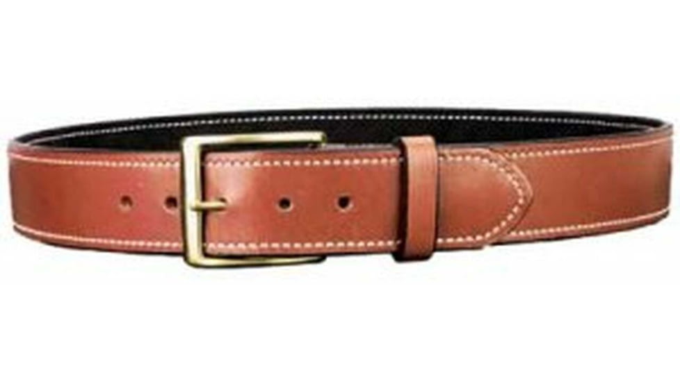 DeSantis 1 3/4in. Plain Lined Leather Belt, Lined, Tan, 28, B09TP28Z0