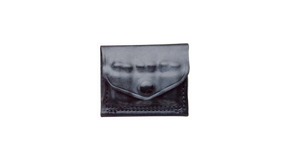 DeSantis Black - Plain - 2X2X2 Cartridge Pouch for 2 1/4&quot; Belt U20BJG1Z0