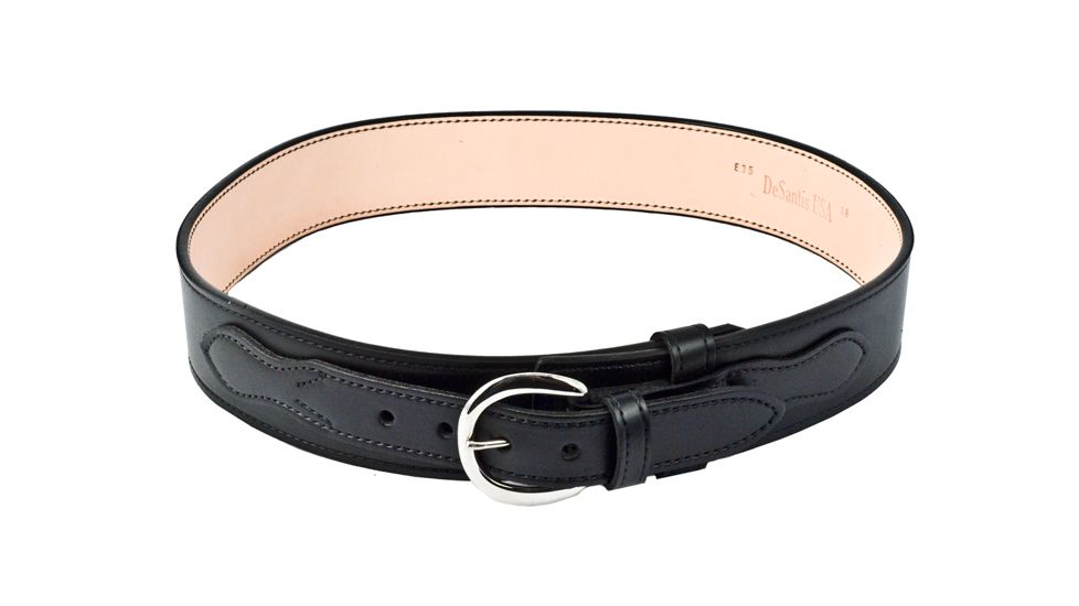 DeSantis Econoline River Style Belt - 2 1/4in. Wide - Nickel Buckle E35BL46Z1 46in.