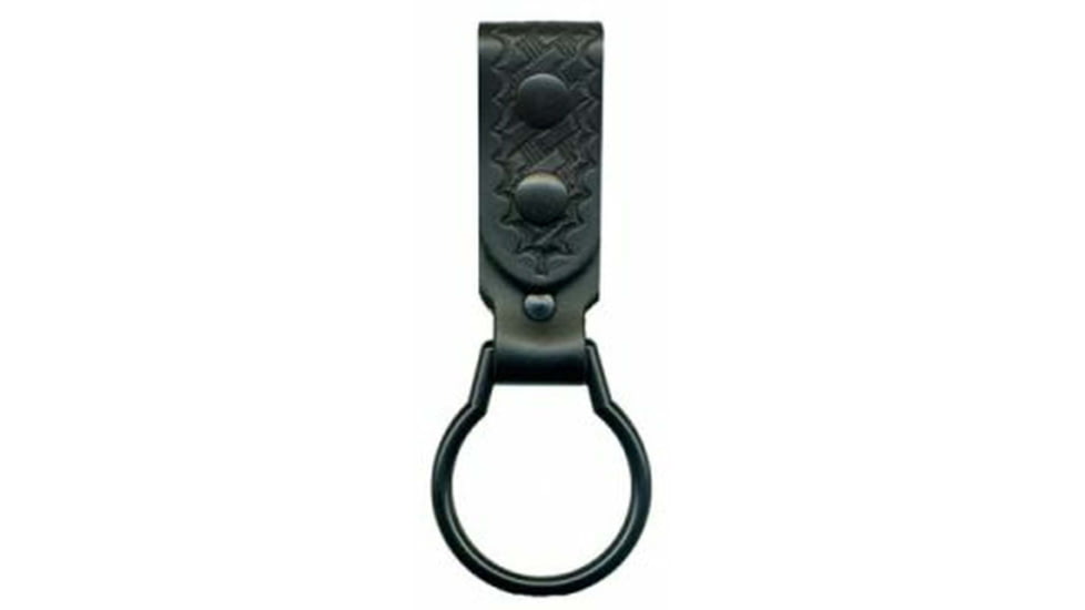 DeSantis Flashlight Holder D Cell, Nickel Snap Closure, Ambidextrous, Plain, Black, U10BJDCZ1
