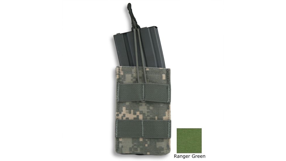 Diamondback Tactical M4/M16 Short Cut Single Mag Pouch, Ranger Green, A-BLPM04-S-RANGERGREEN