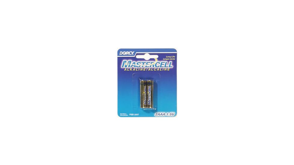 Dorcy AAA Mastercell Alkaline Batteries - 2 Per Card 41-1623