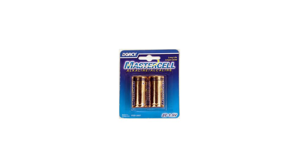 Dorcy C Mastercell Alkaline Batteries - 2 Per Card 41-1632