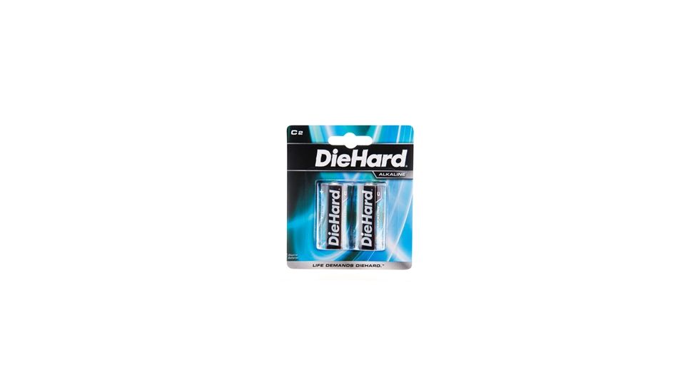 Dorcy Diehard Alkaline Batteries 2C Batteries Carded 41-1130